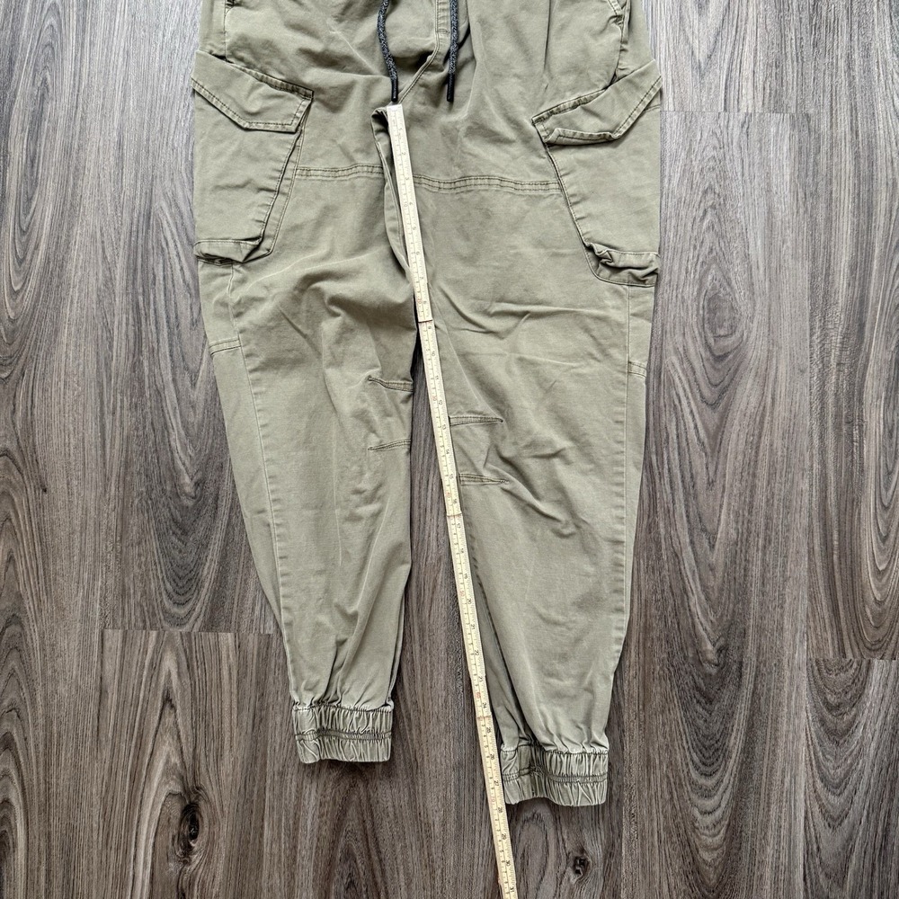 Civil Society Pants M(32) Drawstring Khaki Cargo Jogger Slim Elastic Waist - Picture 6 of 8